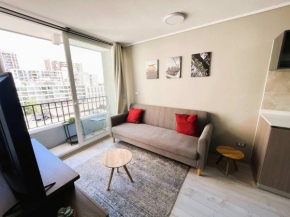 HOM I Depto 1D1B nuevo en Carmen, Santiago Centro CM607